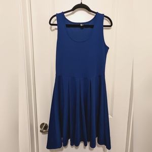 Royal Blue A Line Dress